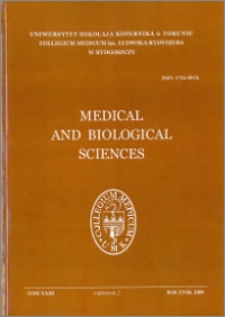 Medical and Biological Sciences 2009, T. XXIII, sup. 2