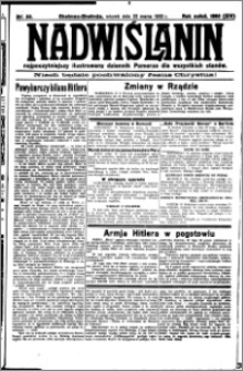 Nadwiślanin. Gazeta Ziemi Chełmińskiej, 1932.03.22 R. 14 nr 66