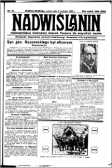 Nadwiślanin. Gazeta Ziemi Chełmińskiej, 1932.04.09 R. 14 nr 81