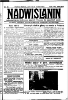 Nadwiślanin. Gazeta Ziemi Chełmińskiej, 1932.04.29 R. 14 nr 98