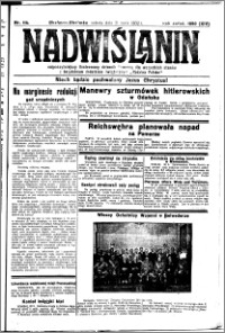 Nadwiślanin. Gazeta Ziemi Chełmińskiej, 1932.05.21 R. 14 nr 114