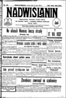 Nadwiślanin. Gazeta Ziemi Chełmińskiej, 1932.07.16 R. 14 nr 159