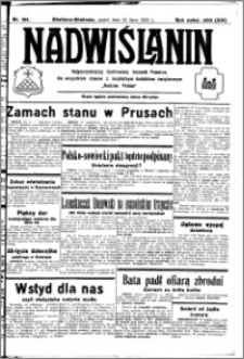 Nadwiślanin. Gazeta Ziemi Chełmińskiej, 1932.07.22 R. 14 nr 164