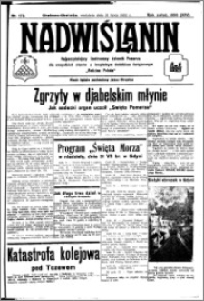 Nadwiślanin. Gazeta Ziemi Chełmińskiej, 1932.07.31 R. 14 nr 172