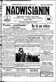 Nadwiślanin. Gazeta Ziemi Chełmińskiej, 1932.08.06 R. 14 nr 177