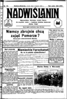 Nadwiślanin. Gazeta Ziemi Chełmińskiej, 1932.08.09 R. 14 nr 179