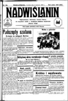 Nadwiślanin. Gazeta Ziemi Chełmińskiej, 1932.08.14 R. 14 nr 184