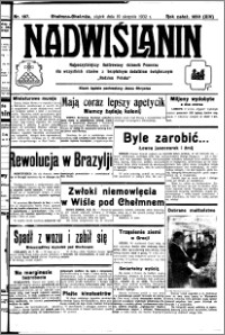 Nadwiślanin. Gazeta Ziemi Chełmińskiej, 1932.08.19 R. 14 nr 187