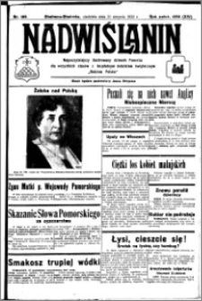 Nadwiślanin. Gazeta Ziemi Chełmińskiej, 1932.08.21 R. 14 nr 189