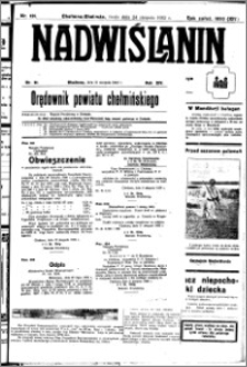 Nadwiślanin. Gazeta Ziemi Chełmińskiej, 1932.08.24 R. 14 nr 191