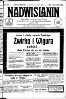 Nadwiślanin. Gazeta Ziemi Chełmińskiej, 1932.09.13 R. 14 nr 208