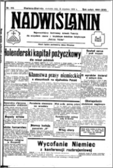 Nadwiślanin. Gazeta Ziemi Chełmińskiej, 1932.09.18 R. 14 nr 213