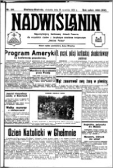 Nadwiślanin. Gazeta Ziemi Chełmińskiej, 1932.09.25 R. 14 nr 219