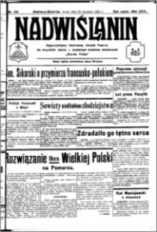 Nadwiślanin. Gazeta Ziemi Chełmińskiej, 1932.09.28 R. 14 nr 221