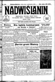 Nadwiślanin. Gazeta Ziemi Chełmińskiej, 1932.10.01 R. 14 nr 224