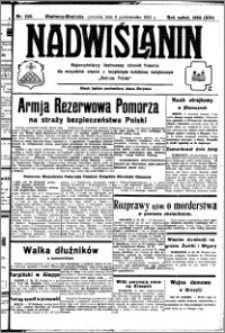 Nadwiślanin. Gazeta Ziemi Chełmińskiej, 1932.10.06 R. 14 nr 228