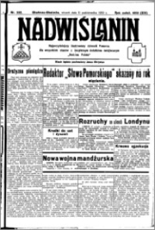 Nadwiślanin. Gazeta Ziemi Chełmińskiej, 1932.10.11 R. 14 nr 232