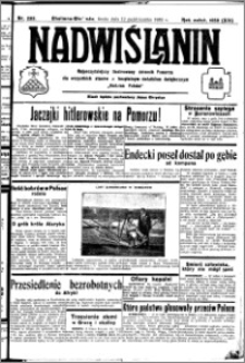 Nadwiślanin. Gazeta Ziemi Chełmińskiej, 1932.10.12 R. 14 nr 233