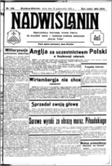 Nadwiślanin. Gazeta Ziemi Chełmińskiej, 1932.10.19 R. 14 nr 239