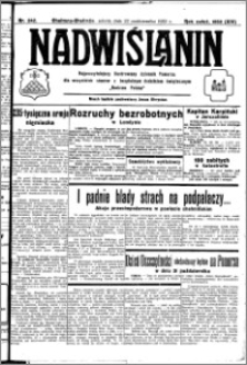 Nadwiślanin. Gazeta Ziemi Chełmińskiej, 1932.10.22 R. 14 nr 242