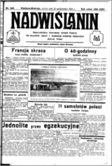 Nadwiślanin. Gazeta Ziemi Chełmińskiej, 1932.10.29 R. 14 nr 248