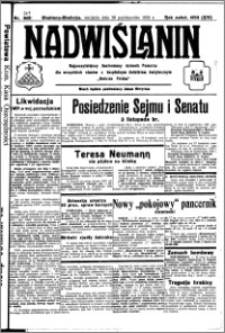 Nadwiślanin. Gazeta Ziemi Chełmińskiej, 1932.10.30 R. 14 nr 249