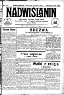 Nadwiślanin. Gazeta Ziemi Chełmińskiej, 1932.11.10 R. 14 nr 257