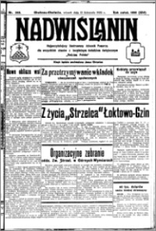 Nadwiślanin. Gazeta Ziemi Chełmińskiej, 1932.11.15 R. 14 nr 260