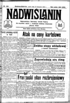 Nadwiślanin. Gazeta Ziemi Chełmińskiej, 1932.11.18 R. 14 nr 263