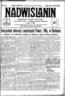 Nadwiślanin. Gazeta Ziemi Chełmińskiej, 1932.11.27 R. 14 nr 271