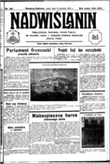 Nadwiślanin. Gazeta Ziemi Chełmińskiej, 1932.12.14 R. 14 nr 284