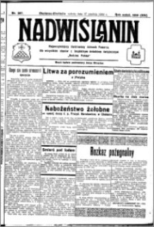 Nadwiślanin. Gazeta Ziemi Chełmińskiej, 1932.12.17 R. 14 nr 287