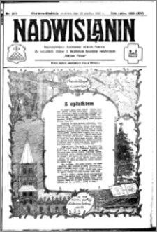 Nadwiślanin. Gazeta Ziemi Chełmińskiej, 1932.12.25 R. 14 nr 293