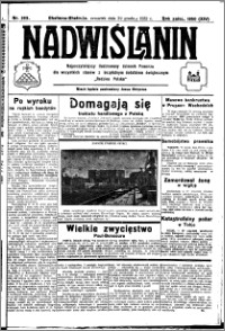 Nadwiślanin. Gazeta Ziemi Chełmińskiej, 1932.12.29 R. 14 nr 295