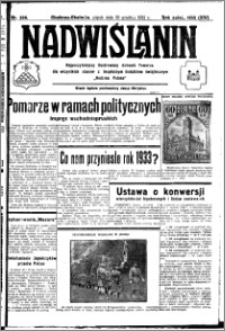 Nadwiślanin. Gazeta Ziemi Chełmińskiej, 1932.12.30 R. 14 nr 296