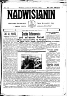 Nadwiślanin. Gazeta Ziemi Chełmińskiej, 1933.04.06 R. 15 nr 42