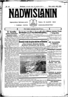 Nadwiślanin. Gazeta Ziemi Chełmińskiej, 1933.04.20 R. 15 nr 48