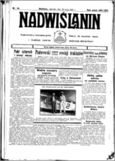 Nadwiślanin. Gazeta Ziemi Chełmińskiej, 1933.05.28 R. 15 nr 63