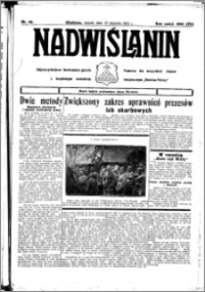 Nadwiślanin. Gazeta Ziemi Chełmińskiej, 1933.08.15 R. 15 nr 96