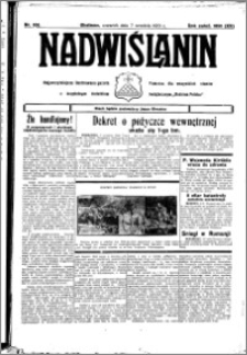 Nadwiślanin. Gazeta Ziemi Chełmińskiej, 1933.09.07 R. 15 nr 106