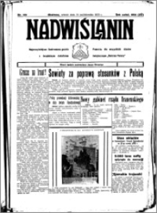 Nadwiślanin. Gazeta Ziemi Chełmińskiej, 1933.10.31 R. 15 nr 129