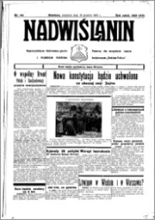 Nadwiślanin. Gazeta Ziemi Chełmińskiej, 1933.12.10 R. 15 nr 145
