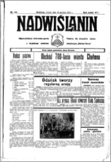 Nadwiślanin. Gazeta Ziemi Chełmińskiej, 1933.12.19 R. 15 nr 149