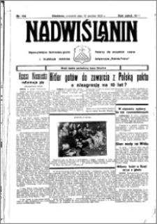 Nadwiślanin. Gazeta Ziemi Chełmińskiej, 1933.12.21 R. 15 nr 150