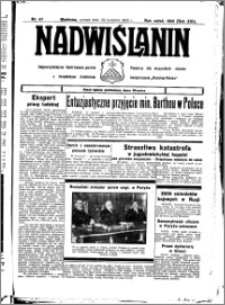 Nadwiślanin. Gazeta Ziemi Chełmińskiej, 1934.04.24 R. 16 nr 47