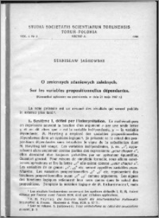 Studia Societatis Scientiarum Torunensis. Sectio A, Mathematica-Physica Vol. 1, nr 2 (1948)