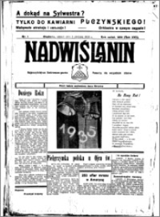 Nadwiślanin. Gazeta Ziemi Chełmińskiej, 1935.01.04 R. 17 nr 1