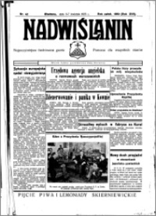 Nadwiślanin. Gazeta Ziemi Chełmińskiej, 1935.04.06-07 R. 17 nr 42