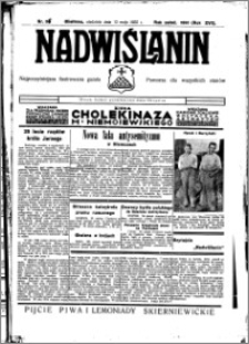 Nadwiślanin. Gazeta Ziemi Chełmińskiej, 1935.05.12 R. 17 nr 56