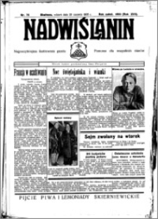 Nadwiślanin. Gazeta Ziemi Chełmińskiej, 1935.06.25 R. 17 nr 75